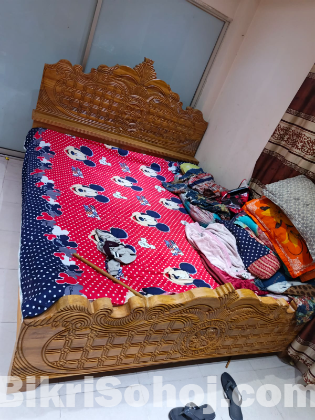 চিটাগং সেগুন কাঠের খাট